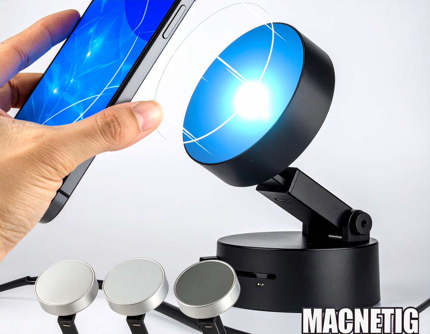 Multifunctional Magnetic Phone Holder – For Car, Home & Office Use