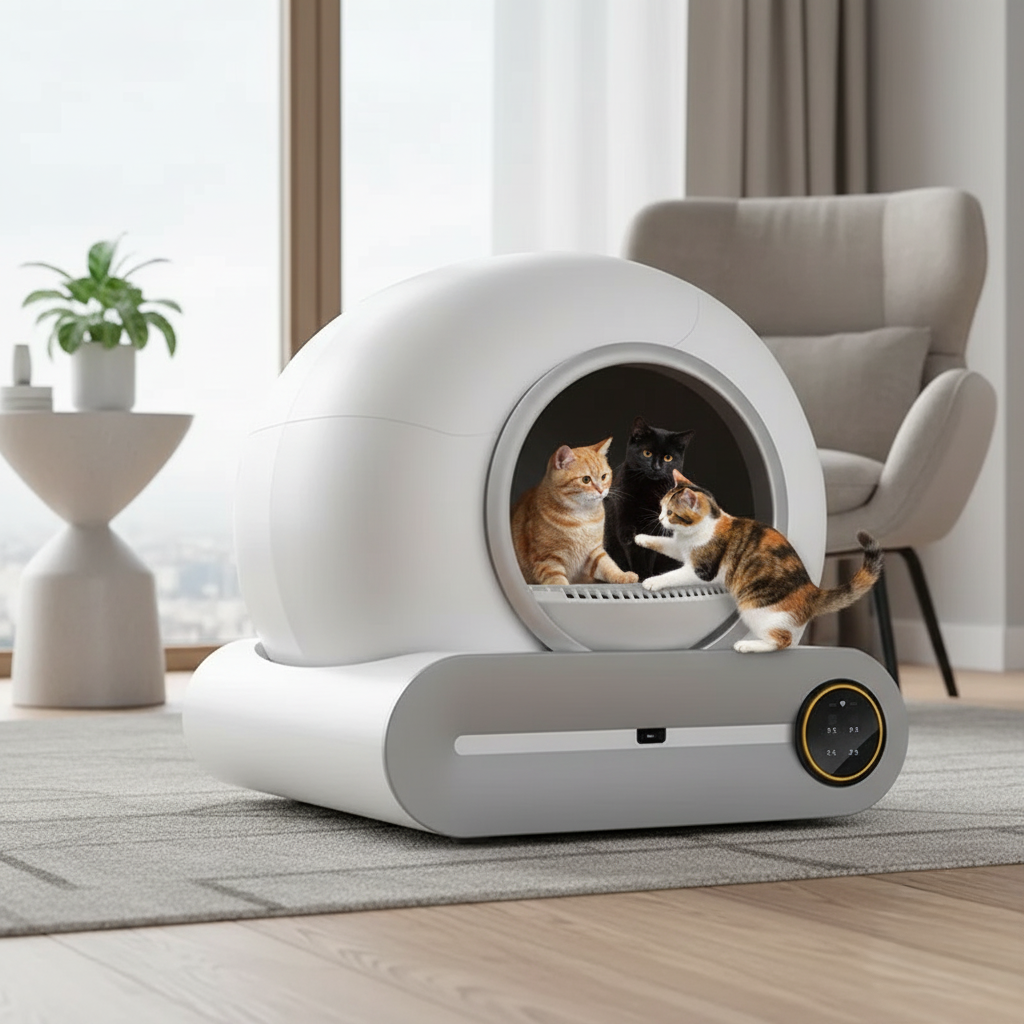 Self-Cleaning Litter Boxes