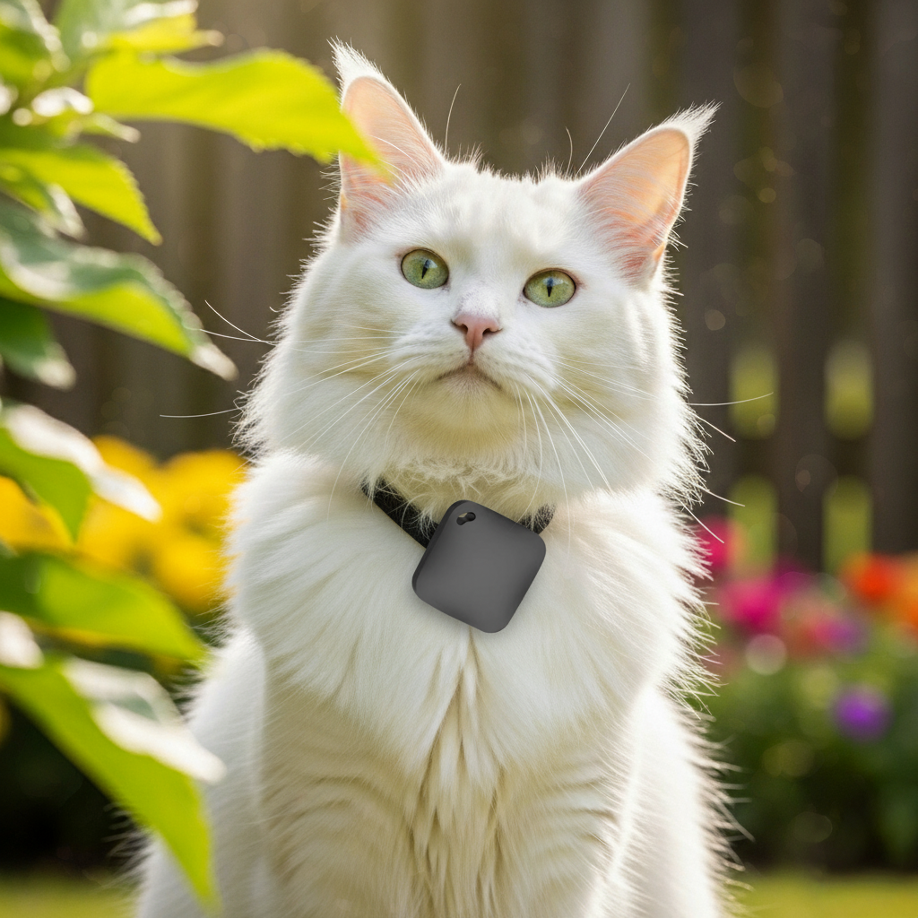 Smart Bluetooth Pet Tracker (Apple Find My) Compatible, MFi Certified Collar Locator