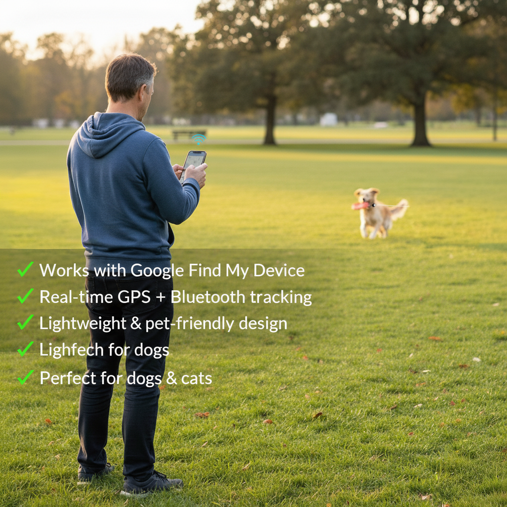 Smart Bluetooth Pet Tracker (Google Find My)