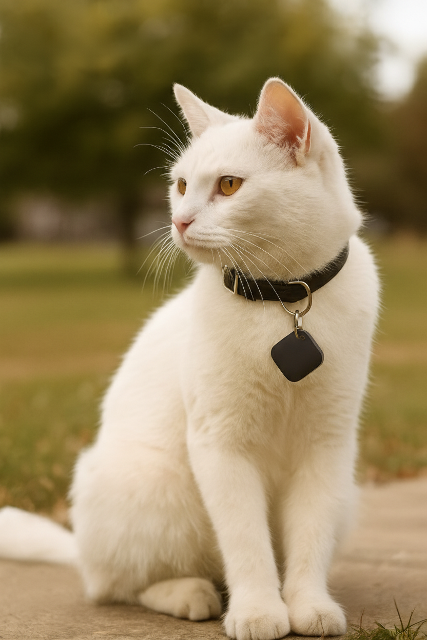 Smart Bluetooth Pet Tracker (Apple Find My) Compatible, MFi Certified Collar Locator