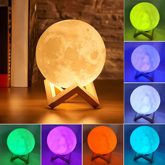 Galaxy Moon LED Night Light – Magical Book-Style Lamp for Kids & Teens | Bedroom Decor & Perfect Birthday Gift