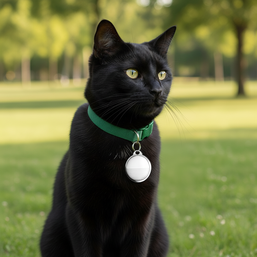 Mini Smart Pet GPS Tracker – Apple Find My Compatible Collar Locator (iOS/iTag)
