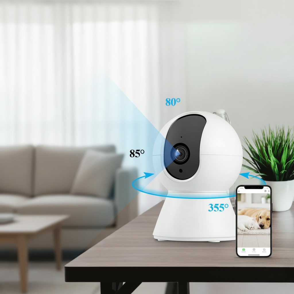 Camera – 360° Tracking & HD Night Vision