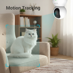Smart Pet Camera – 360° Motion Tracking & Two-Way Audio
