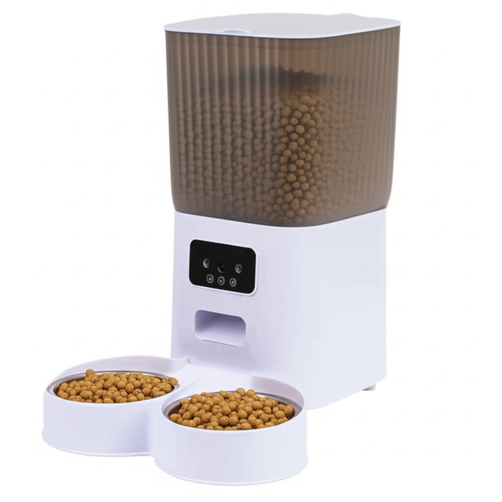 5L Double Bowls Smart Automatic Cat Feeder with Camera