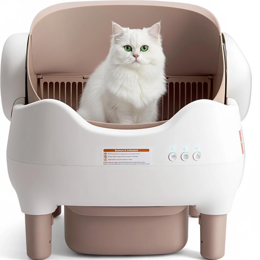 Smart Self-Cleaning Cat Litter Box (10L Bin)